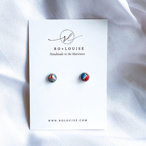 Jane Stud Earrings - Nova Scotia Stone