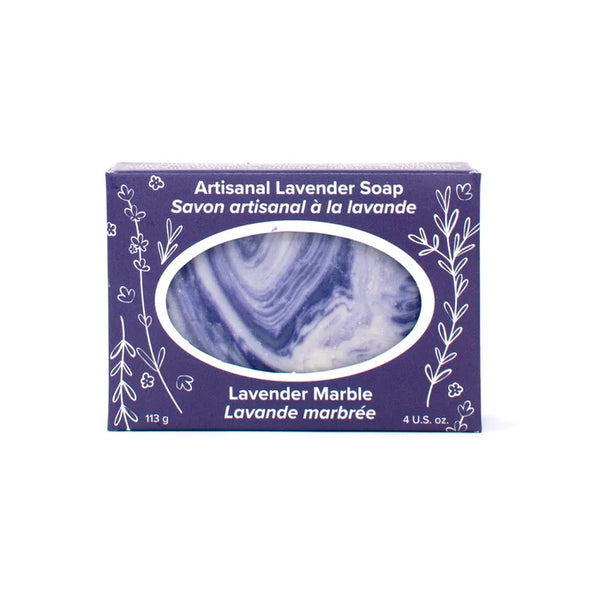 Lavender Marble Soap Bar