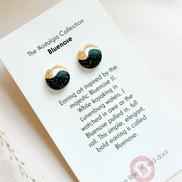 Little Red Door - Bluenose Studs