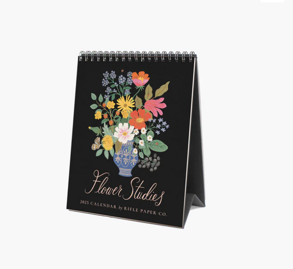 2025 Flower Studies Desk Calendar