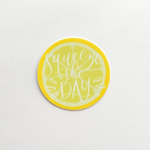 Squeeze the Day Sticker