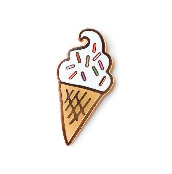 Soft Serve Ice Cream Enamel Pin