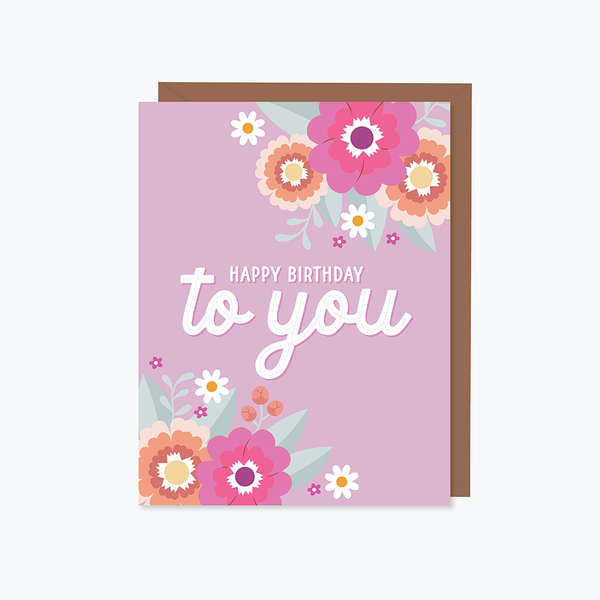Daisy Daydreams: Mauve Happy Birthday To You