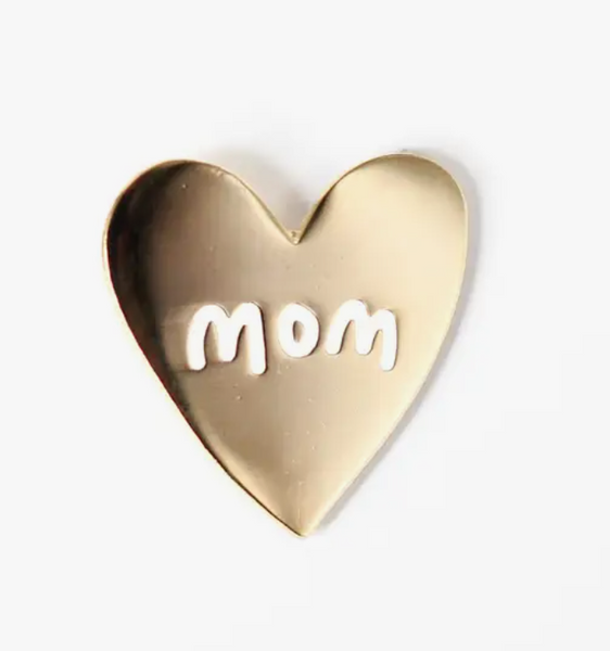Mom Heart Enamel Pin