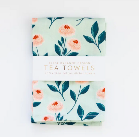 Chrysanthemum Tea Towel