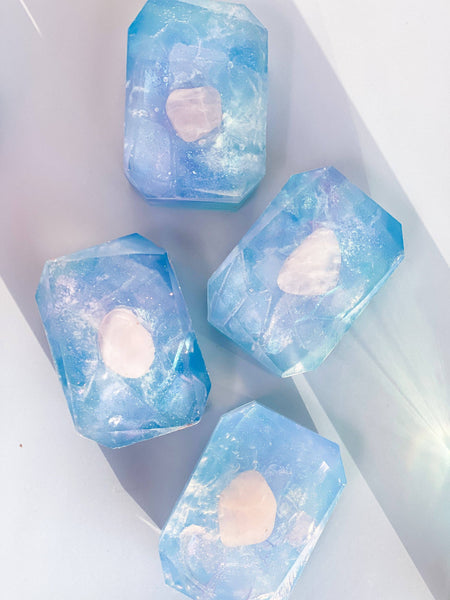 Crystal Infused Bar Soap (3 oz) - Currents Of Emotion