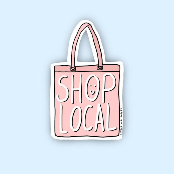 Shop Local Vinyl Sticker