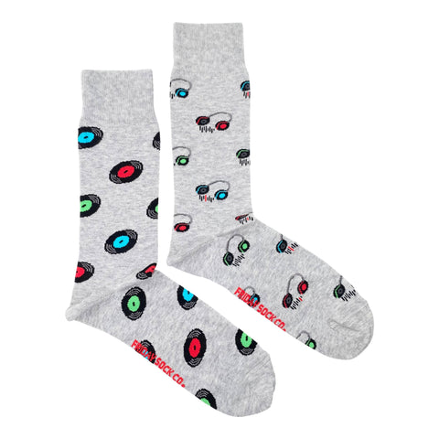 Men's Record & Headphone Socks