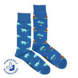 Men’s Volcano & Dinosaur Socks