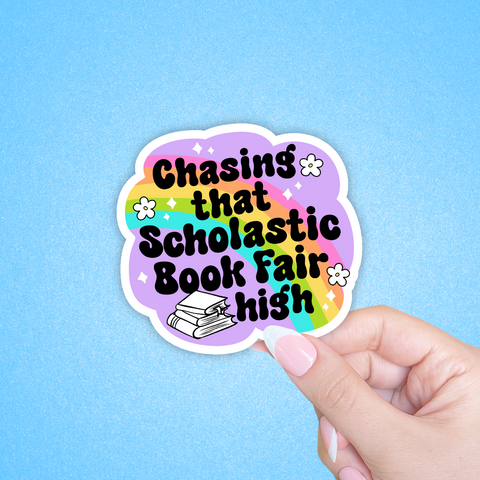Scholastic book fair high Sticker