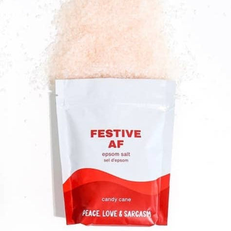 Festive AF Holiday Epsom Salt Bath Soak