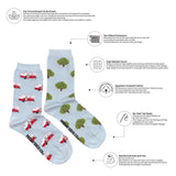 Women's Blue RV & Tree Socks