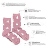 Women's White Cat Socks