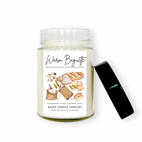 Warm Baguette Candle 10oz | Baked Candle Company