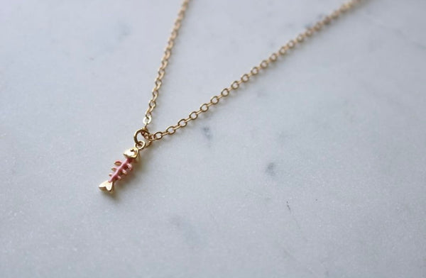 PH Handmade 18k Gold-Plated | Here Kitty Necklace