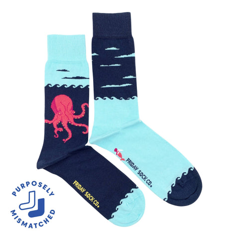 Men's Kraken & Ship Socks