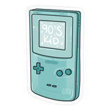 90s Kid Gameboy Vinyl Sticker