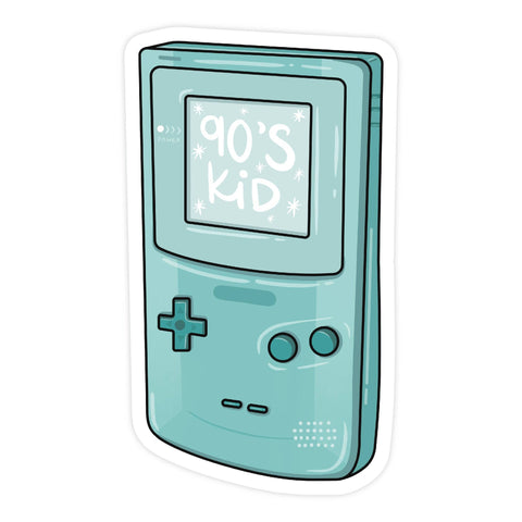 90s Kid Gameboy Vinyl Sticker