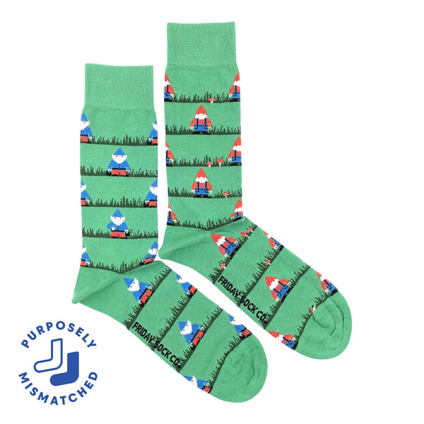 Men's Garden Grandpa Gnomes Socks