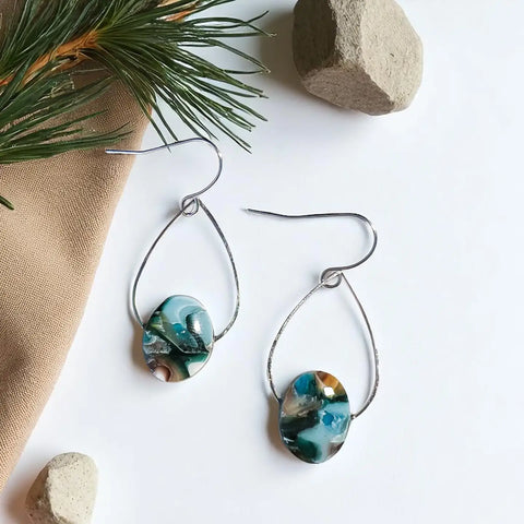 Delphine Earrings - Ontario Stone
