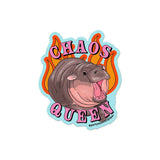 Chaos Queen Hippo Moo Deng Sticker