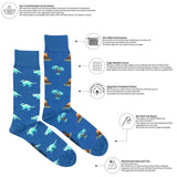 Men’s Volcano & Dinosaur Socks