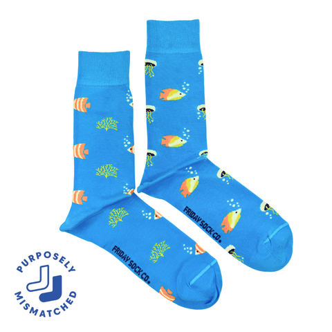 Men's Oceanlife Mismatched Socks - This Did Good