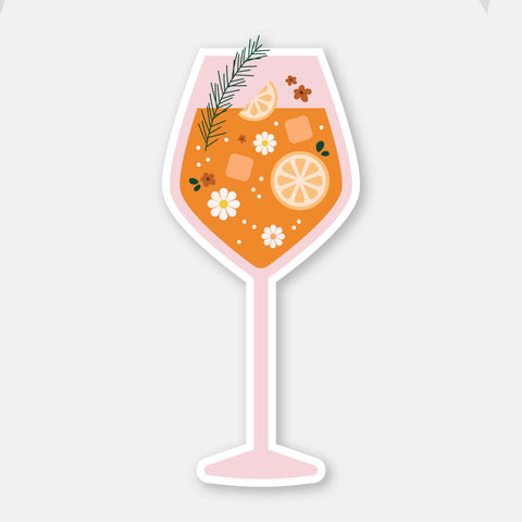 Aperol Spritz Vinyl Sticker