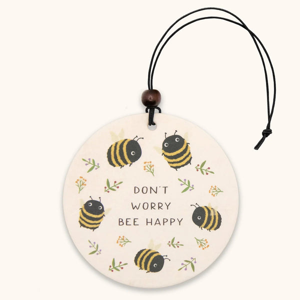 Don't Worry Bee Happy Car Air Freshener