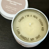 I Can Do It With a Broken Heart | Hidden Lyrics Candle