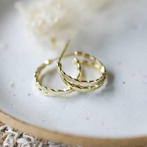 Bella Curio Hoop Earrings