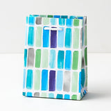 Blue Green Tile Gift Bag
