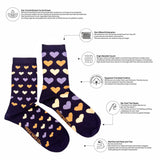 Women's Modern Hearts Socks