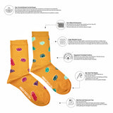 Women's Scatter Gemstone Socks