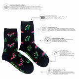 Women's Neon Mushrooms Socks