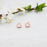 Pink Cherish Stud Earrings