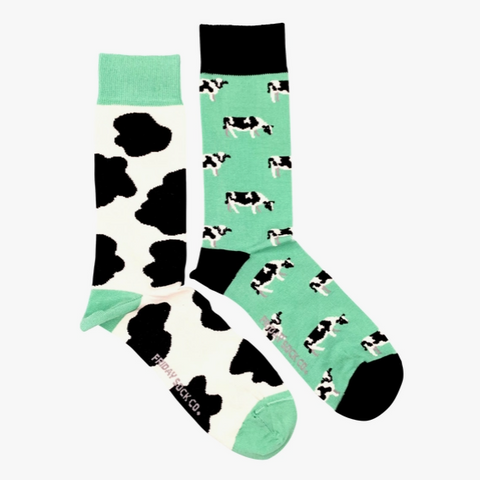 Men's Cow Spots Socks (Tall)