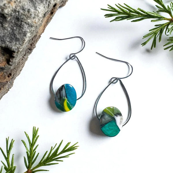 Delphine Earrings - Alberta Stone
