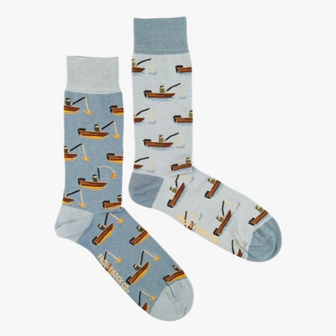 Men's Fish & Fisherman Socks (Tall)