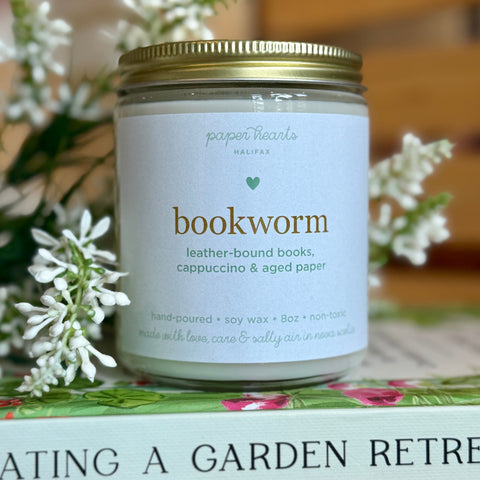 Bookworm Candle