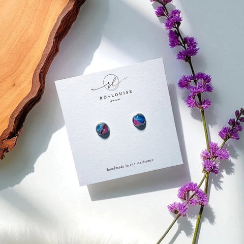 Jane Stud Earrings - Manitoba Stone