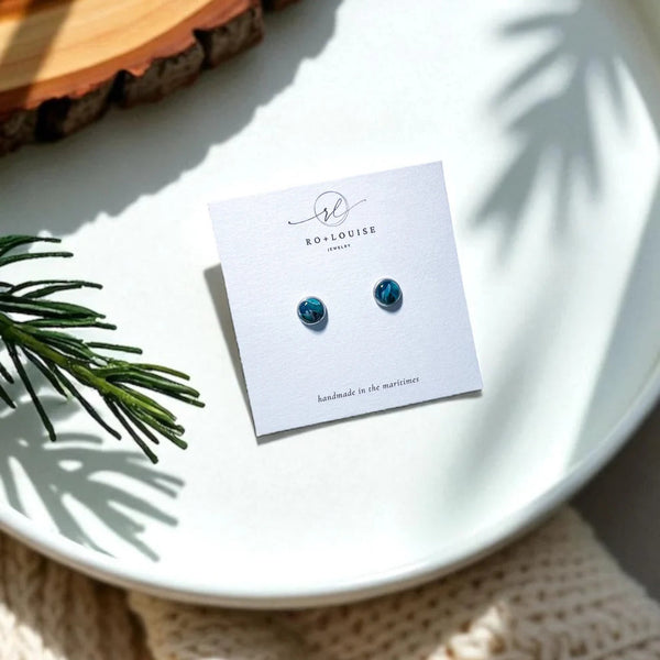 Jane Stud Earrings - Yukon Stone