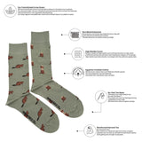 Men's Beaver & Log Socks