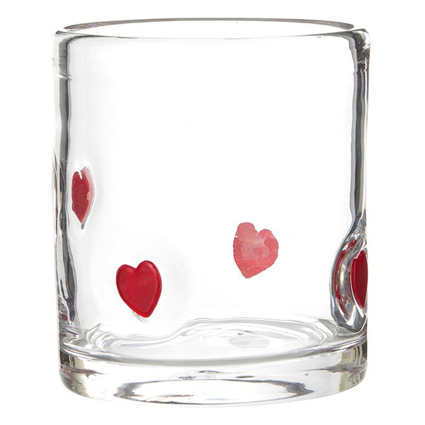 Old Fashioned Glass - Hearts