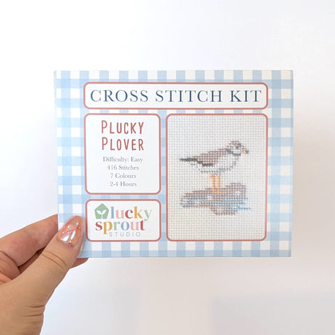 Cross Stitch Kit - Plucky Plover Kit