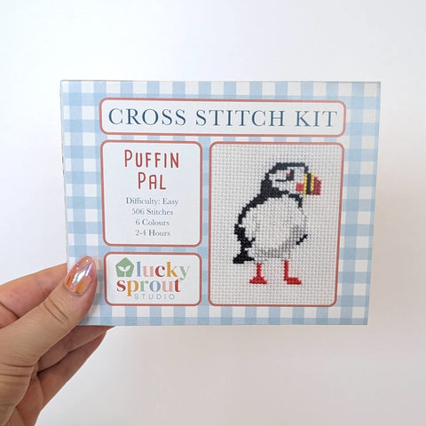 Cross Stitch Kit - Puffin Pal Kit