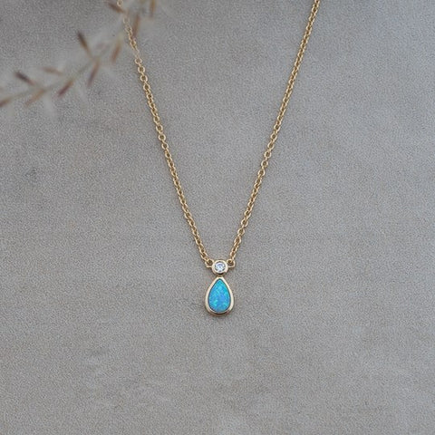 Blue Opal Paradise Necklace