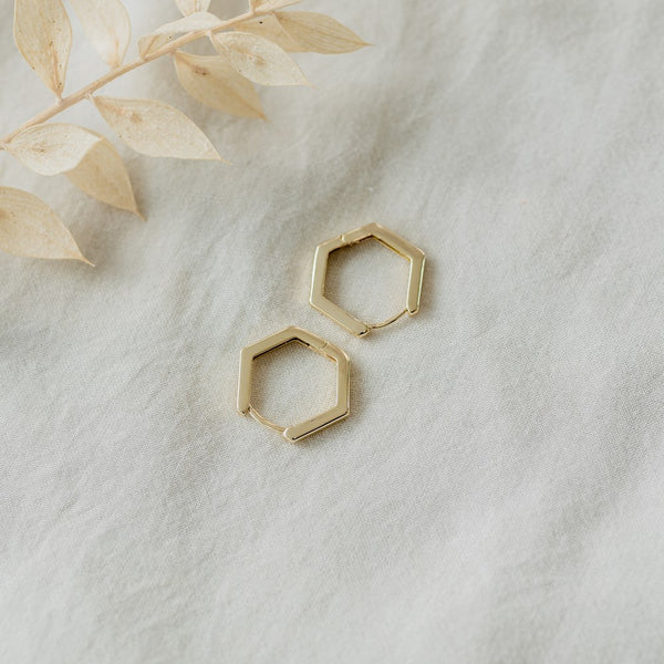 PentaGleam Hoop Earrings