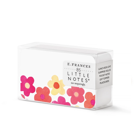 Retro Flowers Little Notes