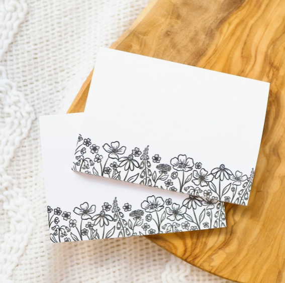Pressed Florals Sticky Notepad